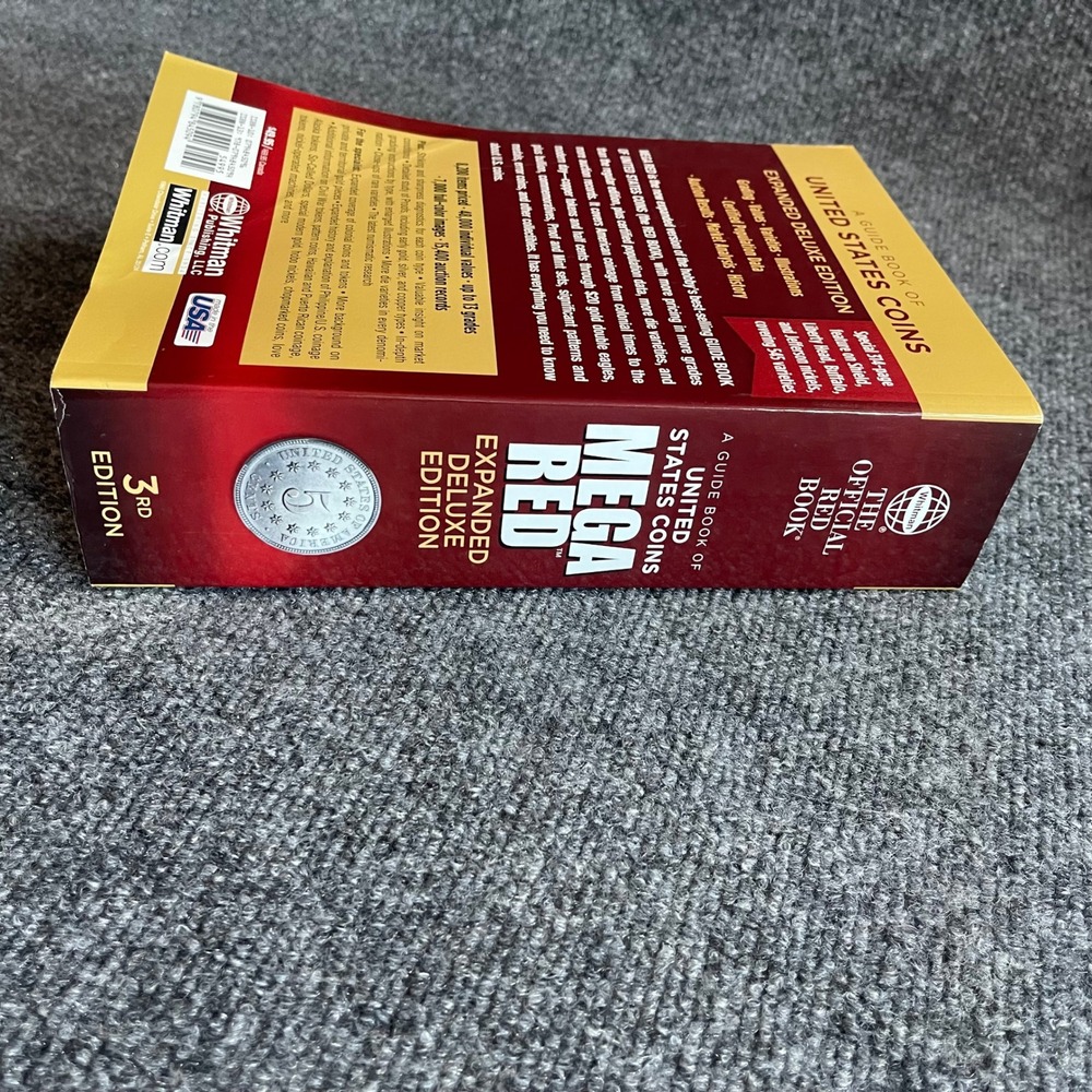 Whitman Guide Book of US Coins Mega Red 3rd Edition Yeoman Bressett 2017 - Picture 12 of 13